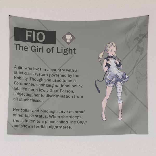 Item preview, Fio - The Girl of Light (Nier Reincarnation) designed and sold by VelvetZone.