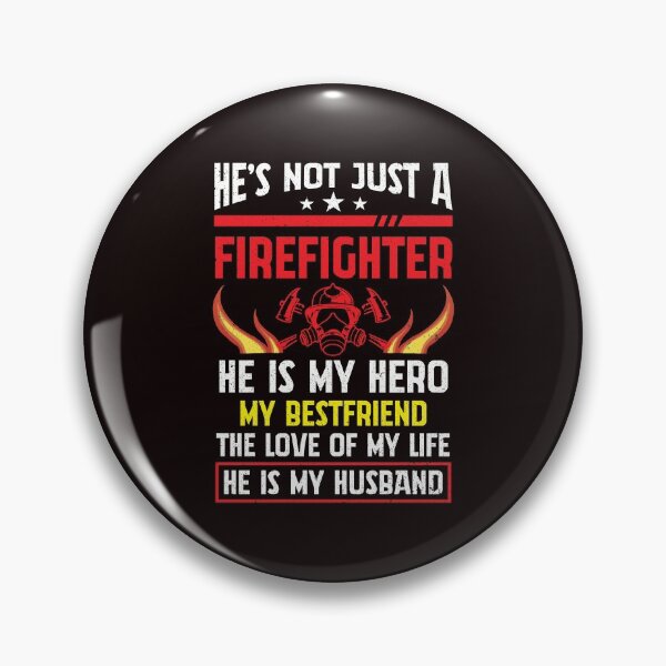 Item preview, Firefighter Wife Courage Fire Brigade Husband Proud Love designed and sold by MagicSD Designs.