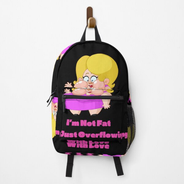 Item preview, I’m Not Fat, I’m Just Overflowing With Love-Black Background designed and sold by Trendi61.