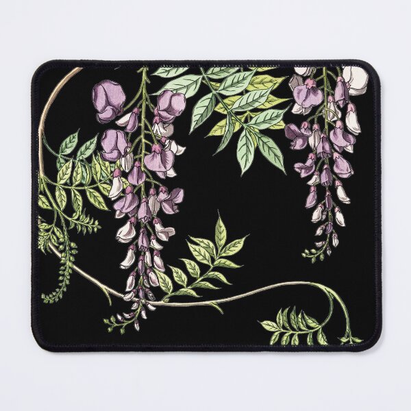 Item preview, Beautiful Purple Lilac Wisteria Plant Vintage Illustration designed and sold by TrulyEpoque.