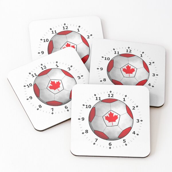 Item preview, canada flag clock designed and sold by ZiphGames.