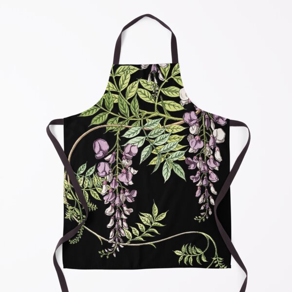 Item preview, Beautiful Purple Lilac Wisteria Plant Vintage Illustration designed and sold by TrulyEpoque.