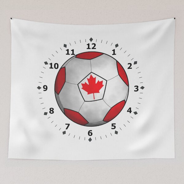 Item preview, canada flag clock designed and sold by ZiphGames.