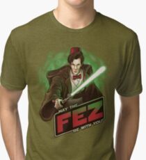 May the Fez be With You Tri-blend T-Shirt