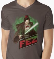 May the Fez be With You Men's V-Neck T-Shirt