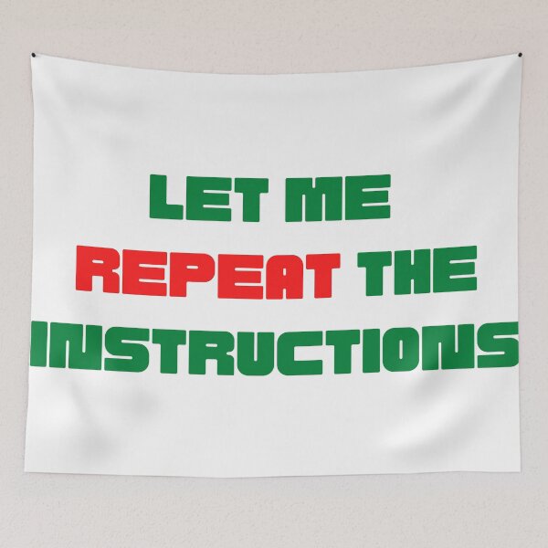 Item preview, Let me repeat the instructions. designed and sold by magicbyrc.