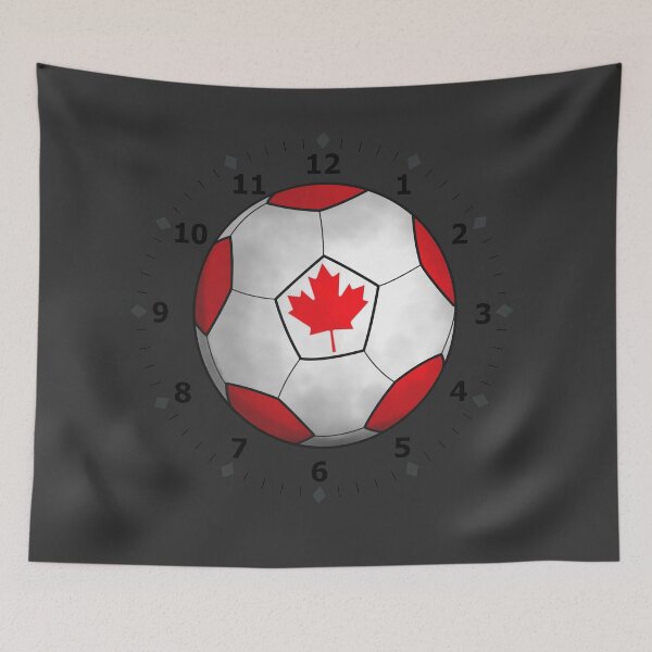 Item preview, canada flag clock designed and sold by ZiphGames.
