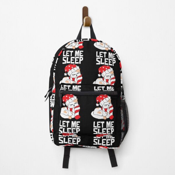 Item preview, Let Me Sleep Christmas Angry Cat Funny Cat designed and sold by wrinkledhippie.