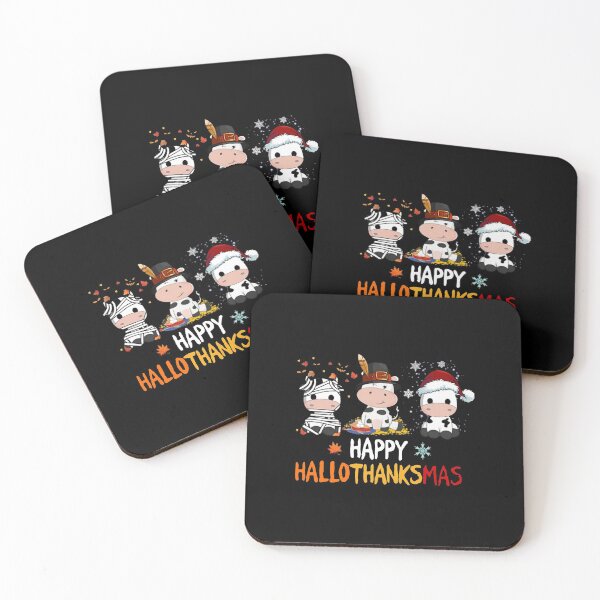 Item preview, Cows Happy Hallothanksmas designed and sold by Ivanc3.