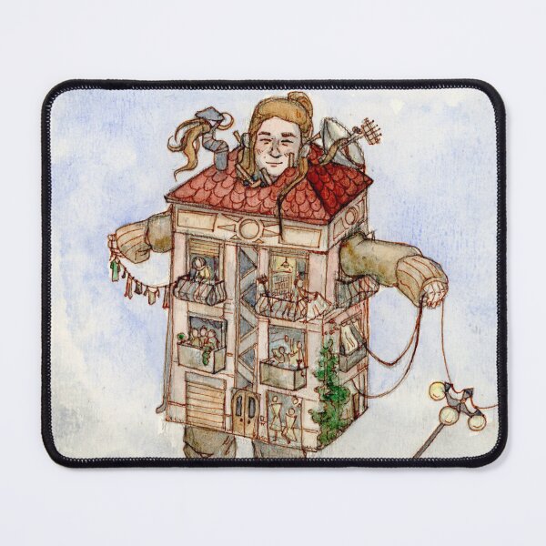 Item preview, Home Office Lockdown Blues designed and sold by Tempera-Mentum.