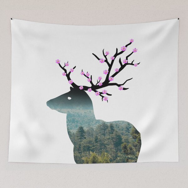 Item preview, Nature and Animal - Spirit Forest Deer designed and sold by ThisBjmnID.
