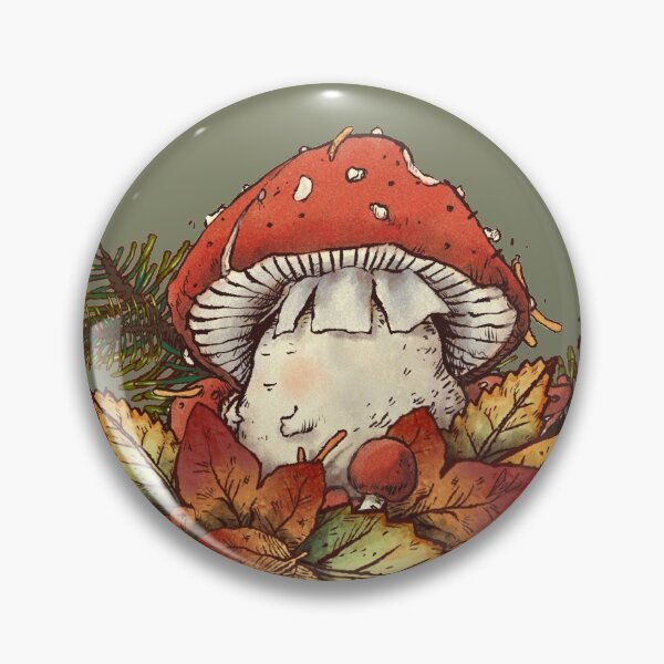 Item preview, Mushroom in autumn designed and sold by LeanderZeichnet.