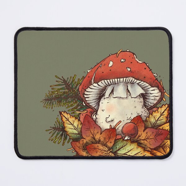 Item preview, Mushroom in autumn designed and sold by LeanderZeichnet.