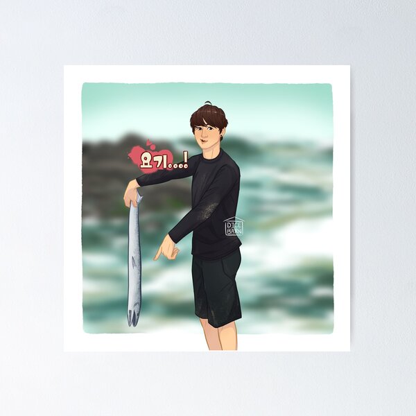 Item preview, Jungkook with Dead Fish designed and sold by DiceBarn.