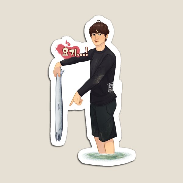 Item preview, Jungkook with Dead Fish designed and sold by DiceBarn.