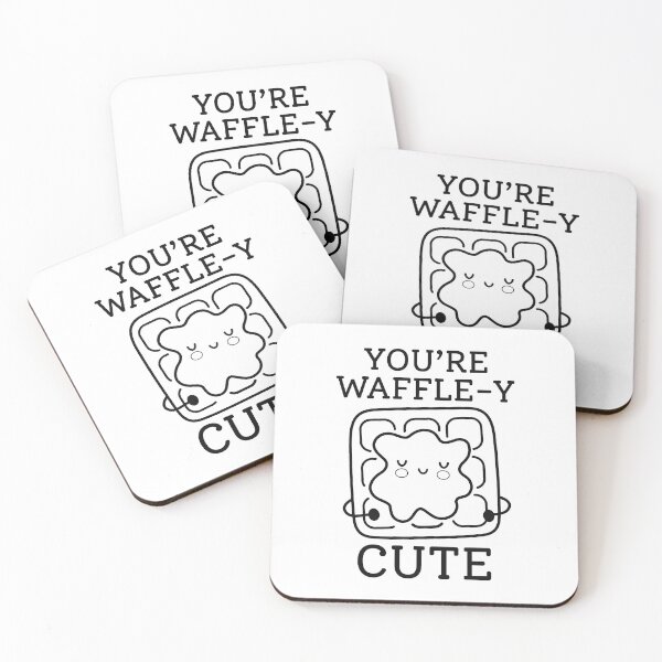 Item preview, You’re Waffle-Y Cute designed and sold by cherrific.