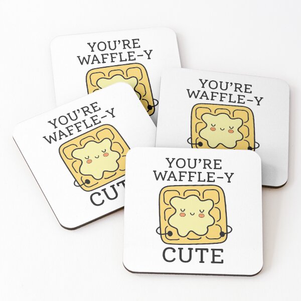 Item preview, You’re Waffle-Y Cute designed and sold by cherrific.