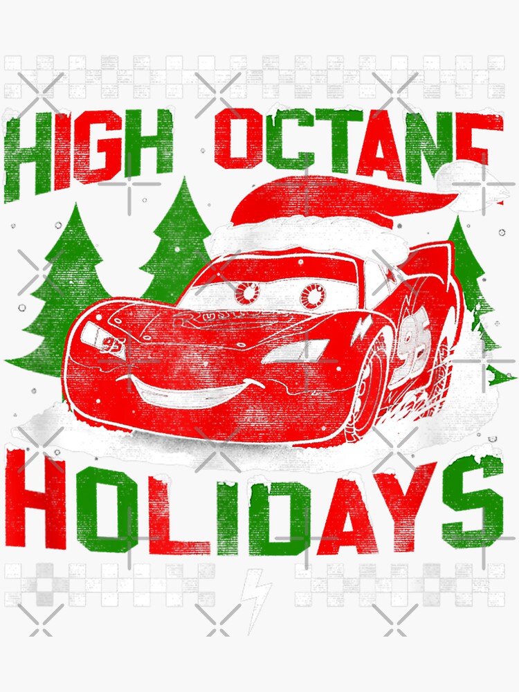 Christmas Cars Lightning High Octane Holidays Sticker for Sale by  hullikittyhx66