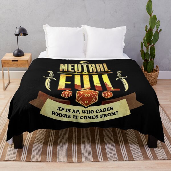 Item preview, Neutral Evil: XP is XP, Who Cares Where It Comes From? designed and sold by D20Tees.