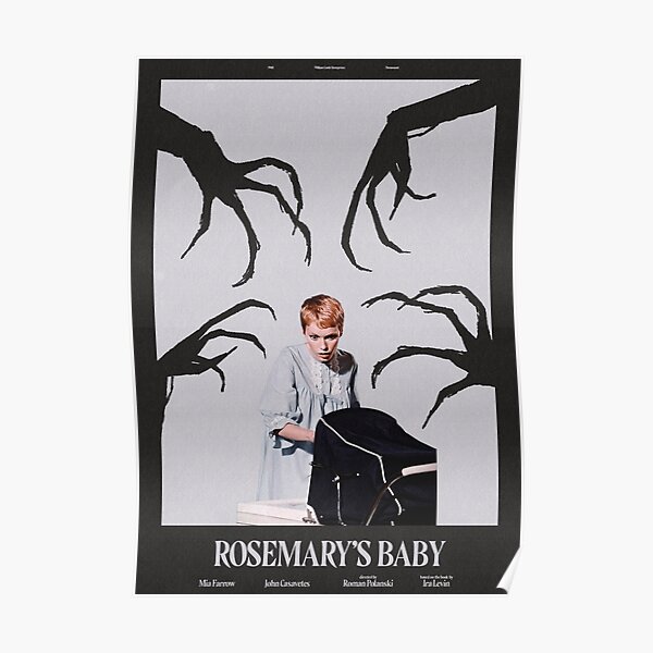 "Rosemary's Baby Poster" Poster by Mattstyle Redbubble