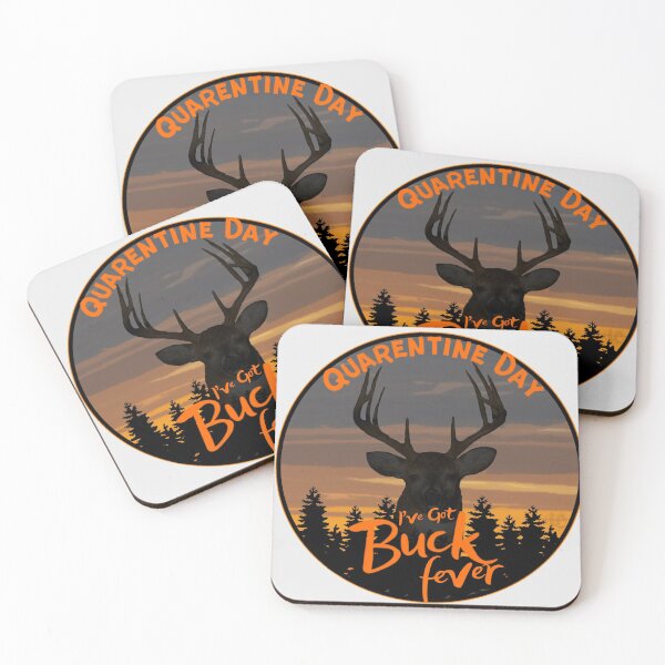 Item preview, Buck Fever, Retro Whitetail Buck Deer Hunting Design designed and sold by LifeCrush.