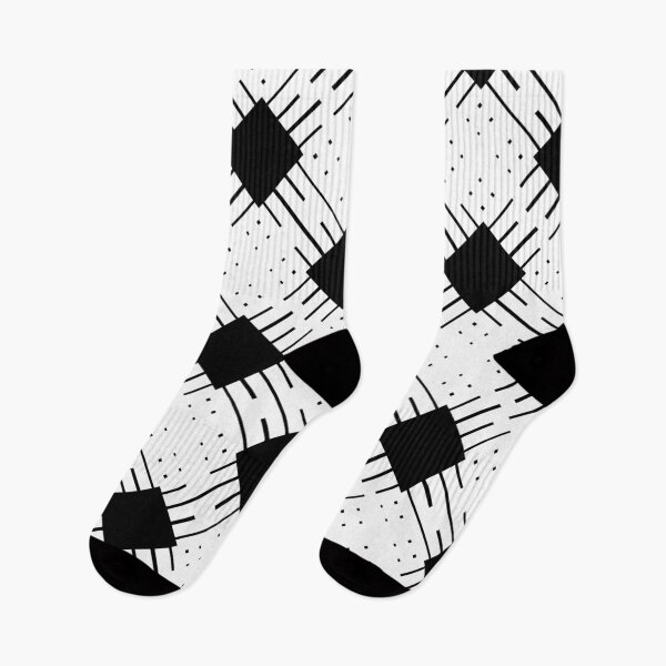 Item preview, Criss Cross Angled Dash Line Pattern 2 in White on Black designed and sold by Neil Feigeles.