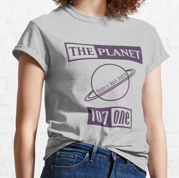 107.1 The Planet - Modern Rock Radio Classic T-Shirt