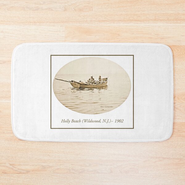 Item preview, Fishermen off of Wildwood, NJ, 1902 designed and sold by AMacGPhilly.