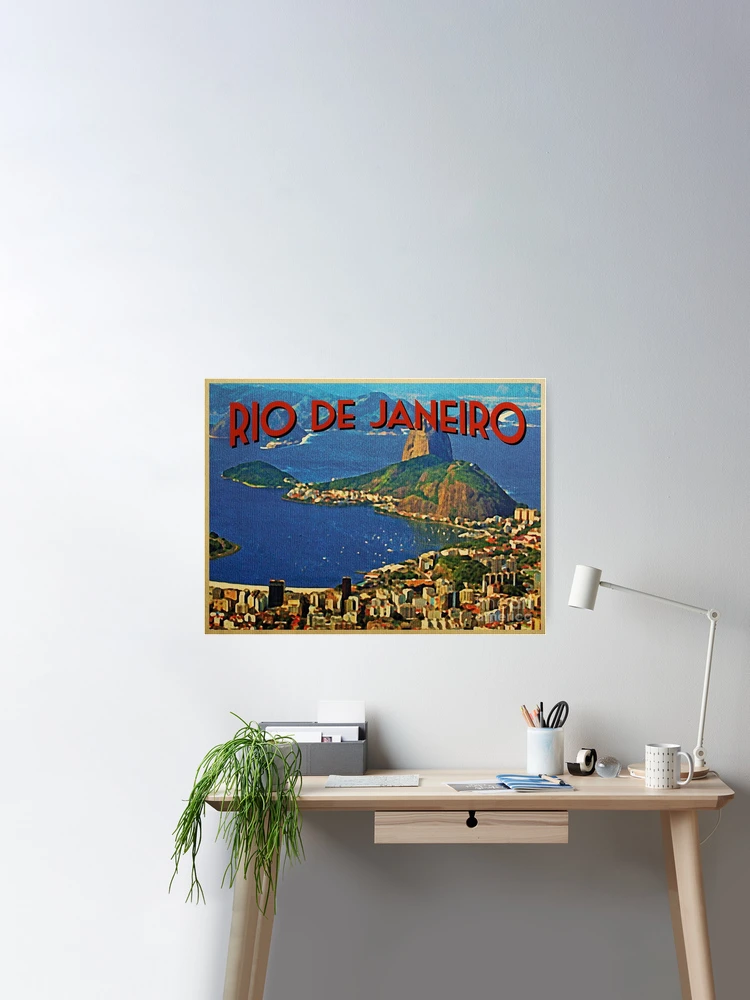 Vintage Brazil Rio Islands Poster for Sale by Vintage-Travler