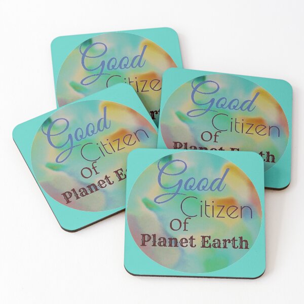 Item preview, Good Citizen of Planet Earth soft focus green red yellow designed and sold by glowvim.
