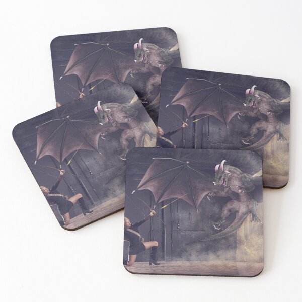 Item preview, Danger Woman Black Bow Arrow Dragon Blonde designed and sold by MonArtisteSam.