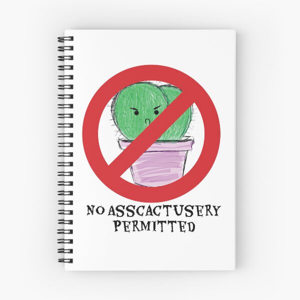 Item preview, No Asscactusery Permitted! designed and sold by Sparabel Productions.