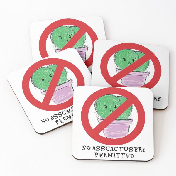 Item preview, No Asscactusery Permitted! designed and sold by Sparabel Productions.