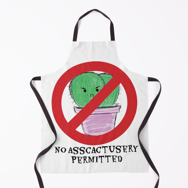 Item preview, No Asscactusery Permitted! designed and sold by Sparabel Productions.