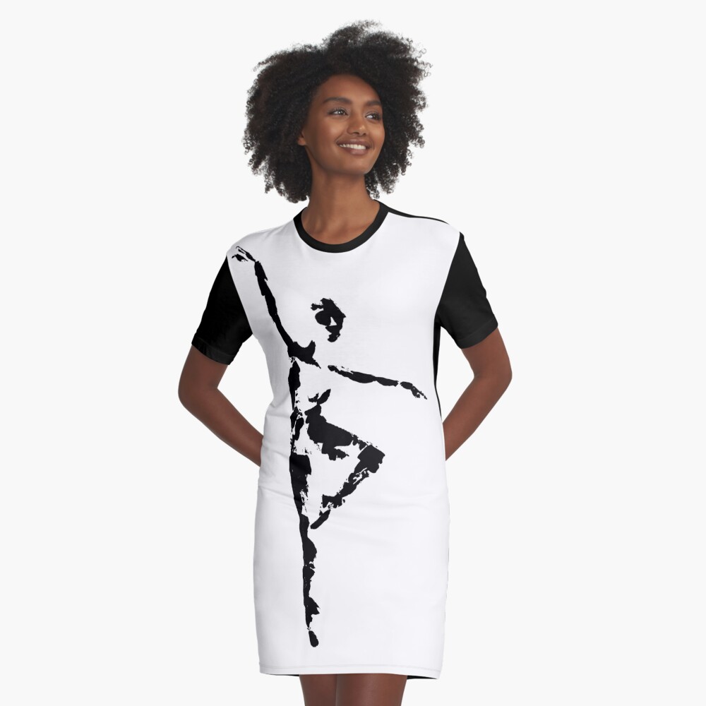 Balance Graphic T-Shirt Dress