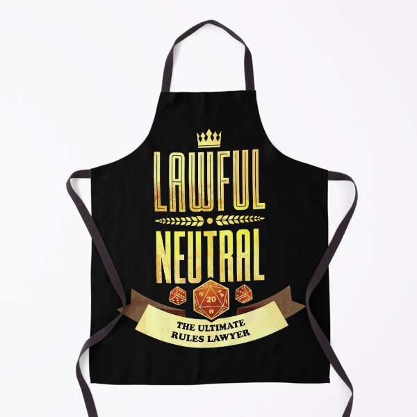Item preview, Lawful Neutral: The Ultimate Rules Lawyer designed and sold by D20Tees.
