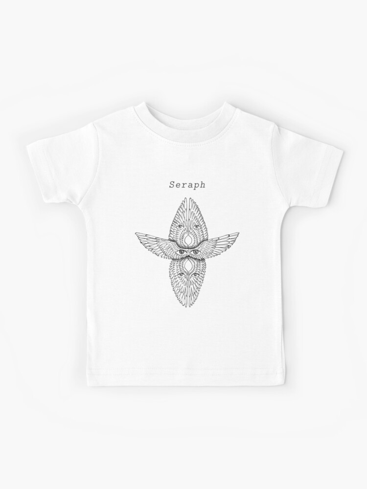seraph seraphim angel ink illustration