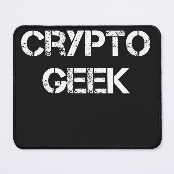 Item preview, Crypto Geek Cryptocurrency Design designed and sold by Funny-Tees4U.