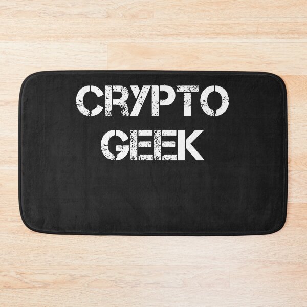 Item preview, Crypto Geek Cryptocurrency Design designed and sold by Funny-Tees4U.