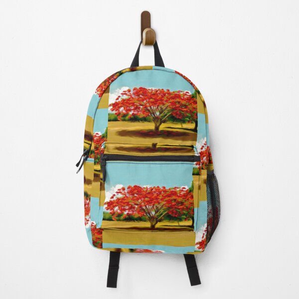 Item preview, Blooming Red Flamboyan Tree designed and sold by Jane Domenech.