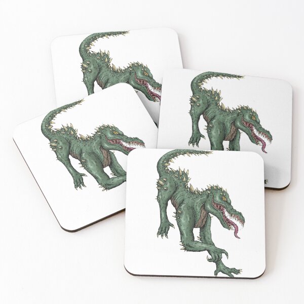 Item preview, Creepy Crocodilian Monster designed and sold by RootSpellStudio.