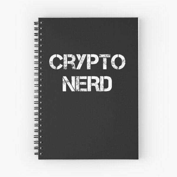 Item preview, Rrypto Nerd Cryptocurrency Design designed and sold by Funny-Tees4U.