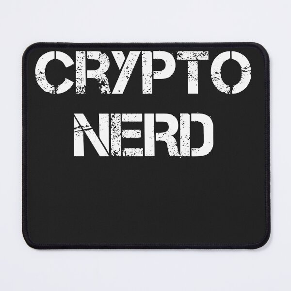Item preview, Rrypto Nerd Cryptocurrency Design designed and sold by Funny-Tees4U.