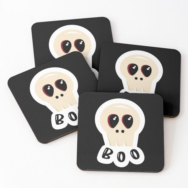 Item preview, Cute Halloween Kawai Ghost Sticker Pack Boo designed and sold by MysticMagpie.