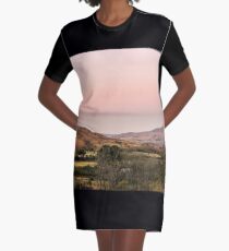 Sunset at Cathedral Peak Graphic T-Shirt Dress