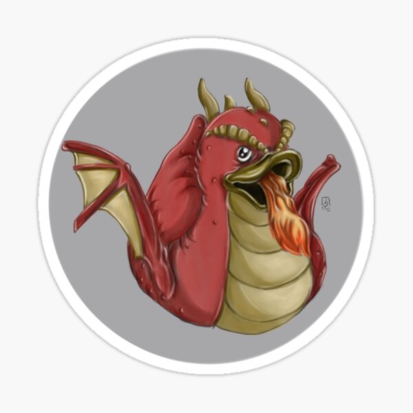 Dragon Duck. Sticker