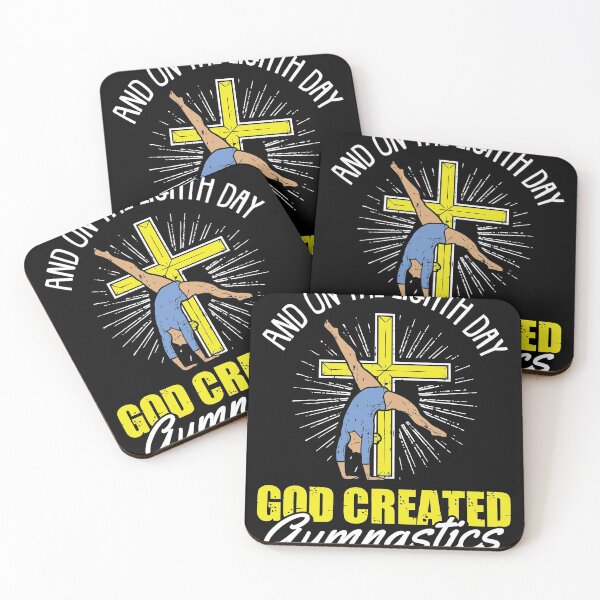 Item preview, Gymnastics Sport Acrobatic Gymnast Saying and Jesus Lover  designed and sold by Rzelemenz.