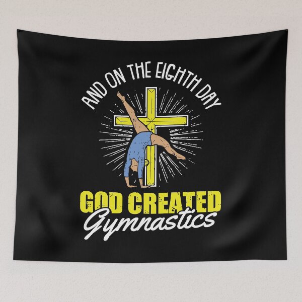 Item preview, Gymnastics Sport Acrobatic Gymnast Saying and Jesus Lover  designed and sold by Rzelemenz.