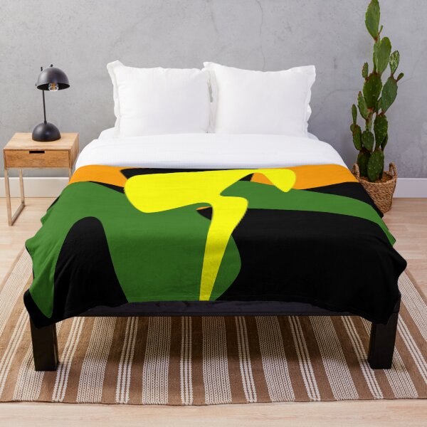 Item preview, Green, Orange, Yellow Abstract Art designed and sold by Babebe2006.