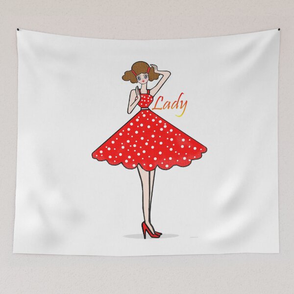 Item preview, Lady  designed and sold by Shirley cute art .